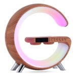 New Intelligent G Shaped LED Lamp Bluetooth Speake Wireless Charger Atmosphere Lamp App Control For Bedroom Home Decor - Image 6